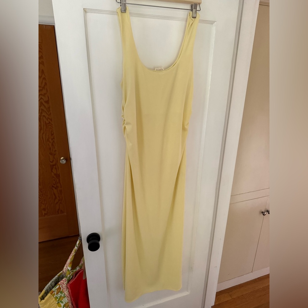 Djerf Avenue Pale Yellow Dress